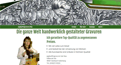 Desktop Screenshot of jagdwaffengravuren-mau.de